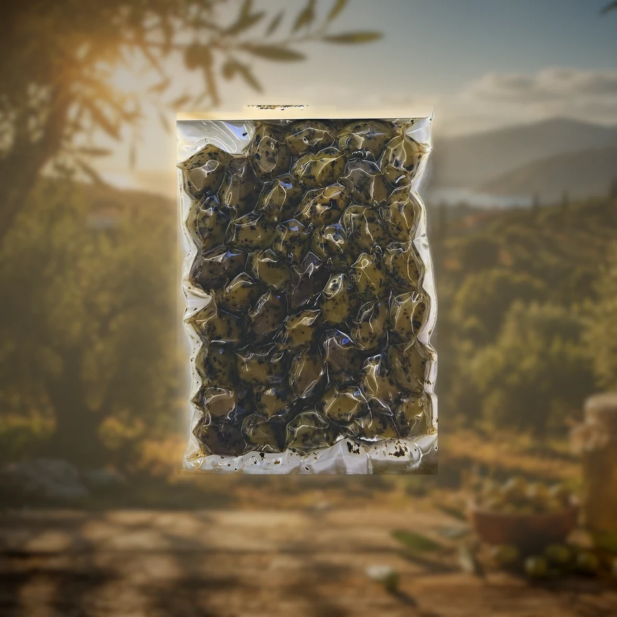 Măsline verzi cu oregano 250 g